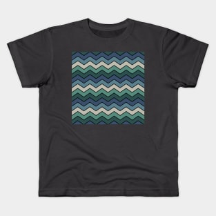 vintage zig zags Kids T-Shirt